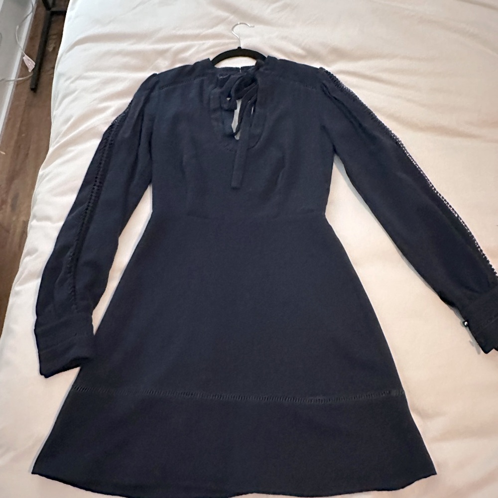 adelyn rae navy dress - xs